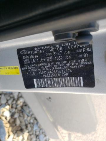 Photo 9 VIN: KMHCT4AE6EU712174 - HYUNDAI ACCENT GLS 