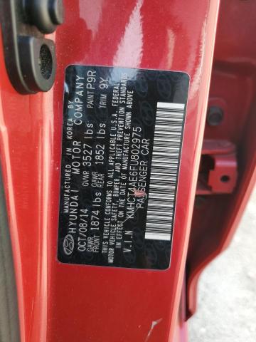 Photo 11 VIN: KMHCT4AE6FU802975 - HYUNDAI ACCENT GLS 