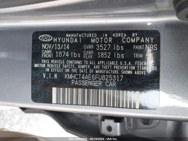 Photo 8 VIN: KMHCT4AE6FU825317 - HYUNDAI ACCENT 