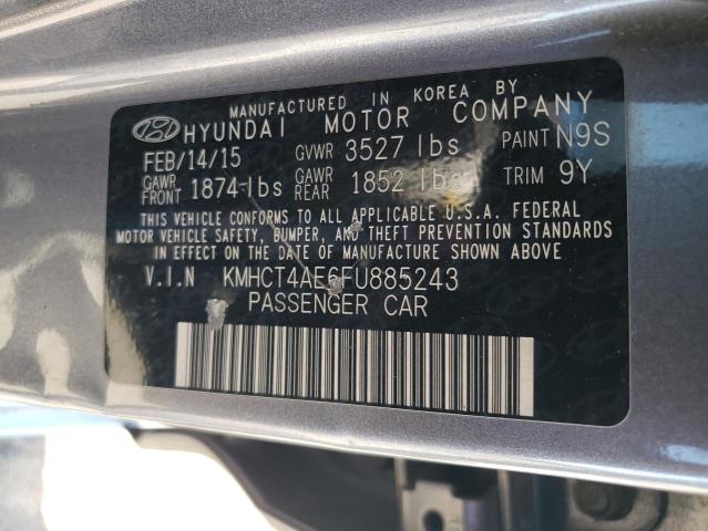 Photo 11 VIN: KMHCT4AE6FU885243 - HYUNDAI ACCENT 