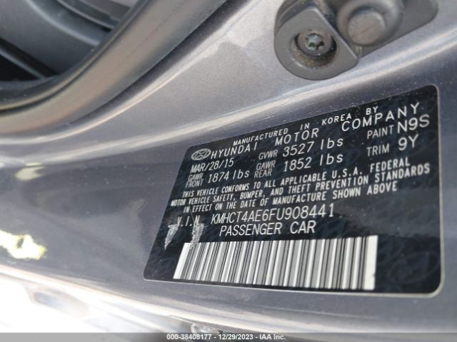 Photo 8 VIN: KMHCT4AE6FU908441 - HYUNDAI ACCENT 