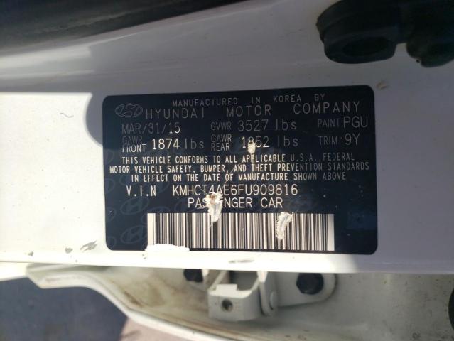 Photo 11 VIN: KMHCT4AE6FU909816 - HYUNDAI ACCENT GLS 