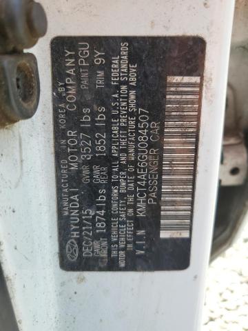 Photo 11 VIN: KMHCT4AE6GU084507 - HYUNDAI ACCENT 