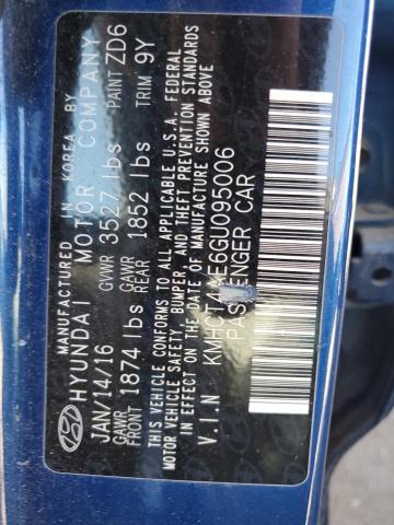 Photo 12 VIN: KMHCT4AE6GU095006 - HYUNDAI ACCENT SE 