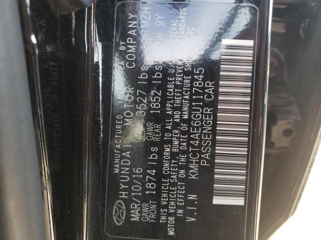 Photo 12 VIN: KMHCT4AE6GU117845 - HYUNDAI ACCENT SE 