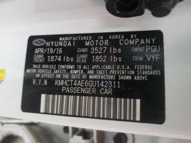 Photo 9 VIN: KMHCT4AE6GU142311 - HYUNDAI ACCENT SE 