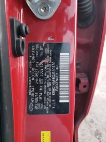 Photo 11 VIN: KMHCT4AE6GU150120 - HYUNDAI ACCENT SE 