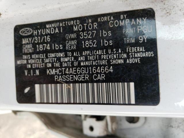 Photo 11 VIN: KMHCT4AE6GU164664 - HYUNDAI ACCENT SE 