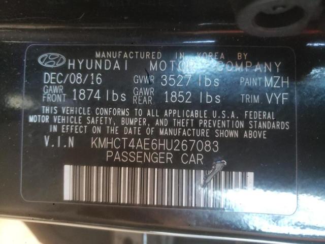 Photo 9 VIN: KMHCT4AE6HU267083 - HYUNDAI ACCENT SE 