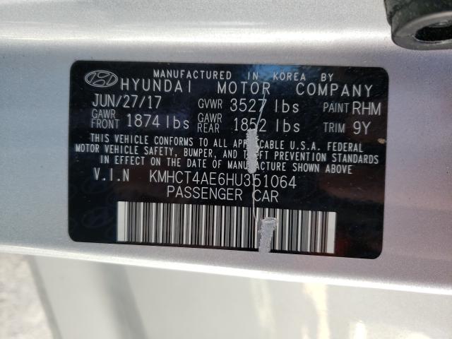 Photo 9 VIN: KMHCT4AE6HU351064 - HYUNDAI ACCENT SE 