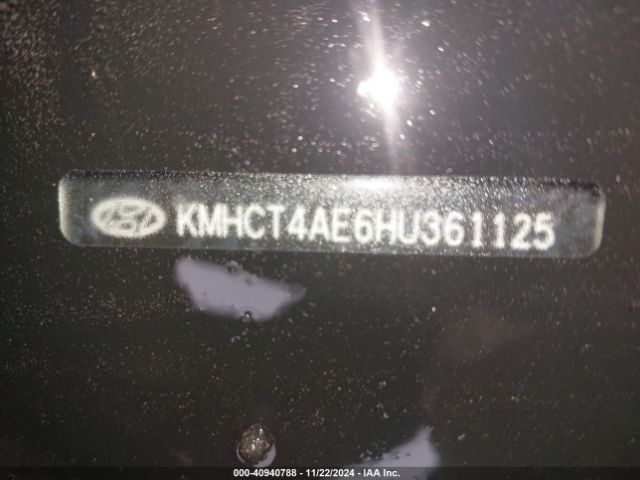 Photo 8 VIN: KMHCT4AE6HU361125 - HYUNDAI ACCENT 