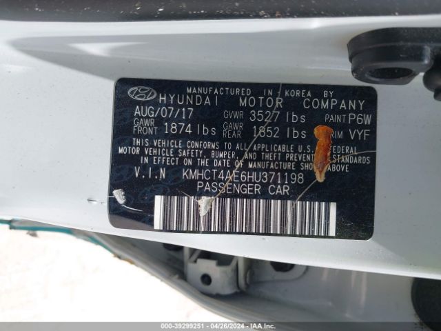 Photo 8 VIN: KMHCT4AE6HU371198 - HYUNDAI ACCENT 