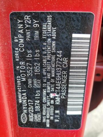 Photo 11 VIN: KMHCT4AE6HU377244 - HYUNDAI ACCENT SE 