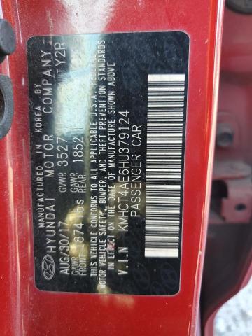 Photo 11 VIN: KMHCT4AE6HU379124 - HYUNDAI ACCENT SE 