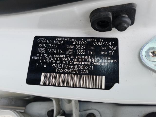 Photo 9 VIN: KMHCT4AE6HU386221 - HYUNDAI ACCENT SE 