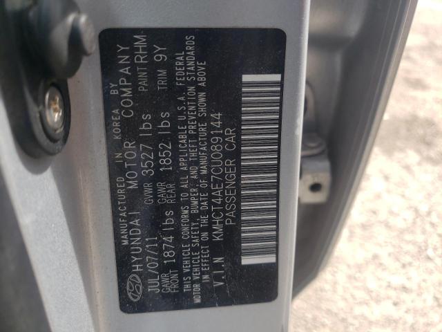 Photo 9 VIN: KMHCT4AE7CU089144 - HYUNDAI ACCENT GLS 