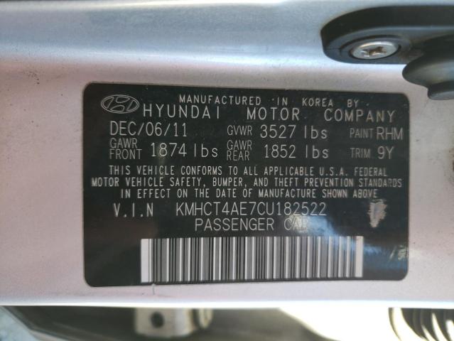 Photo 11 VIN: KMHCT4AE7CU182522 - HYUNDAI ACCENT GLS 