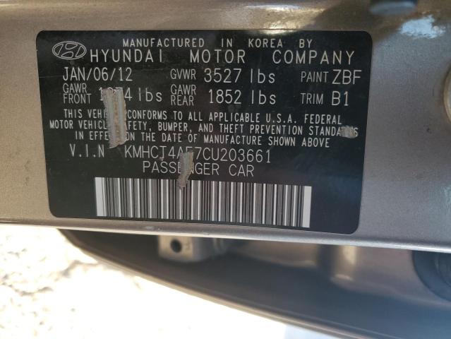 Photo 11 VIN: KMHCT4AE7CU203661 - HYUNDAI ACCENT GLS 