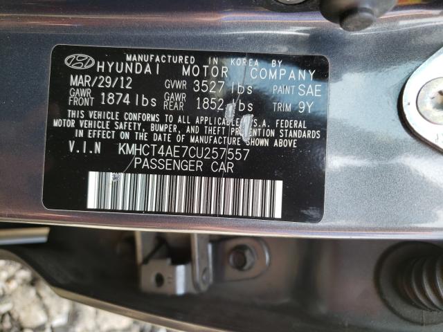 Photo 9 VIN: KMHCT4AE7CU257557 - HYUNDAI ACCENT GLS 