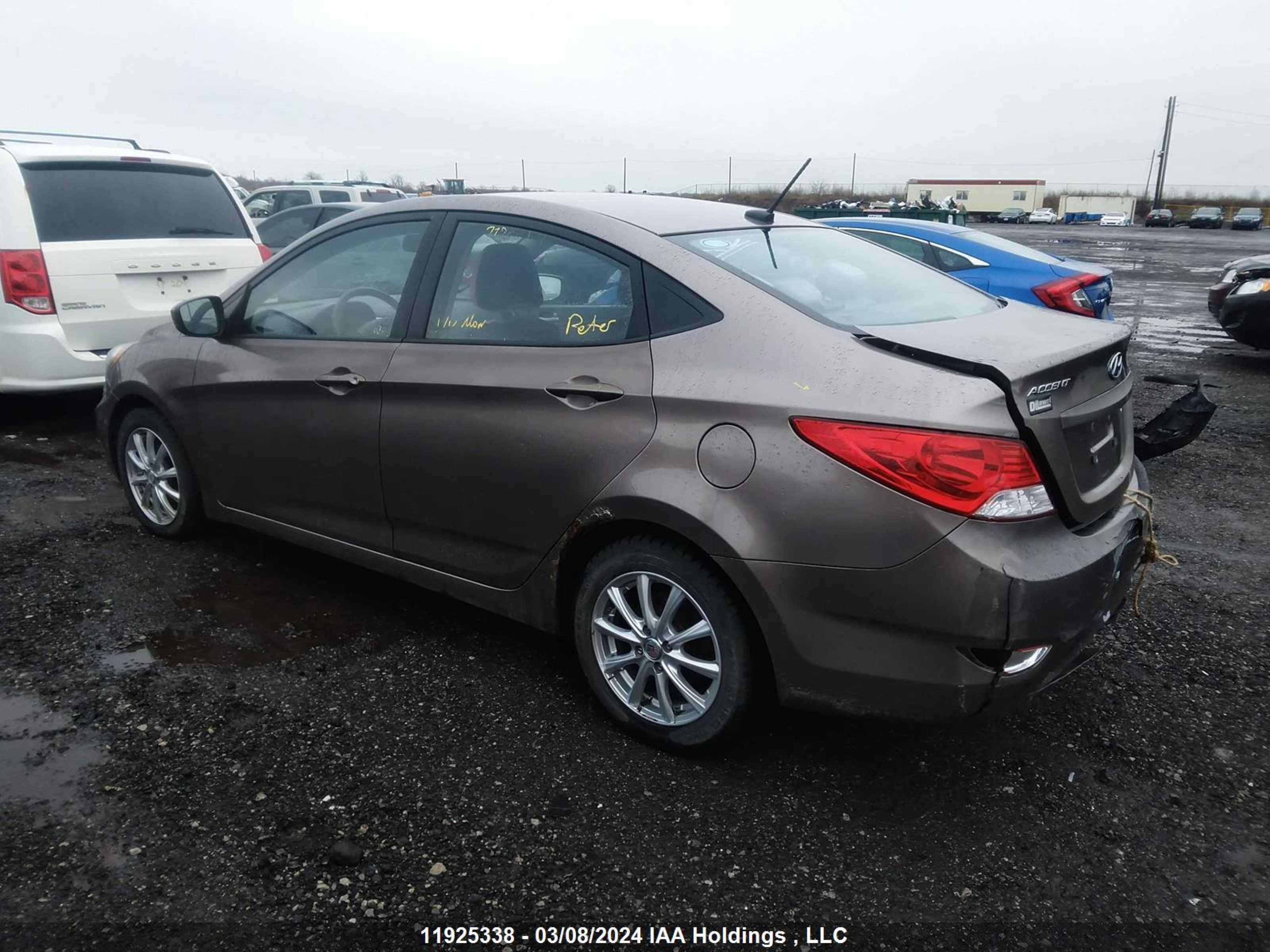 Photo 2 VIN: KMHCT4AE7CU269370 - HYUNDAI ACCENT 