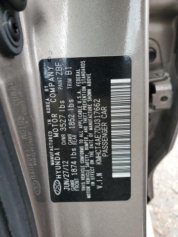 Photo 12 VIN: KMHCT4AE7DU317662 - HYUNDAI ACCENT 