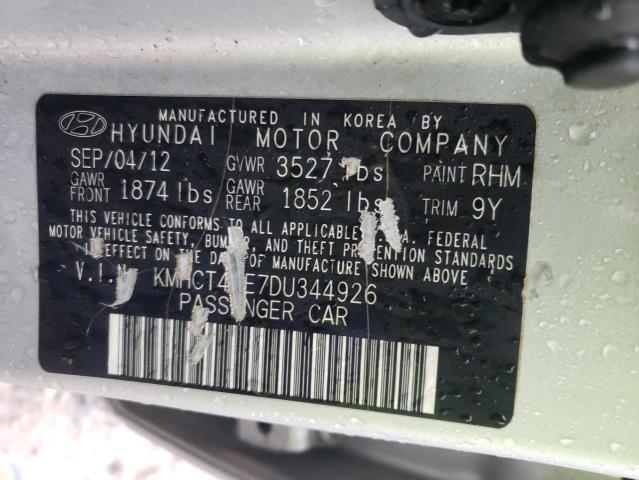 Photo 11 VIN: KMHCT4AE7DU344926 - HYUNDAI ACCENT GLS 