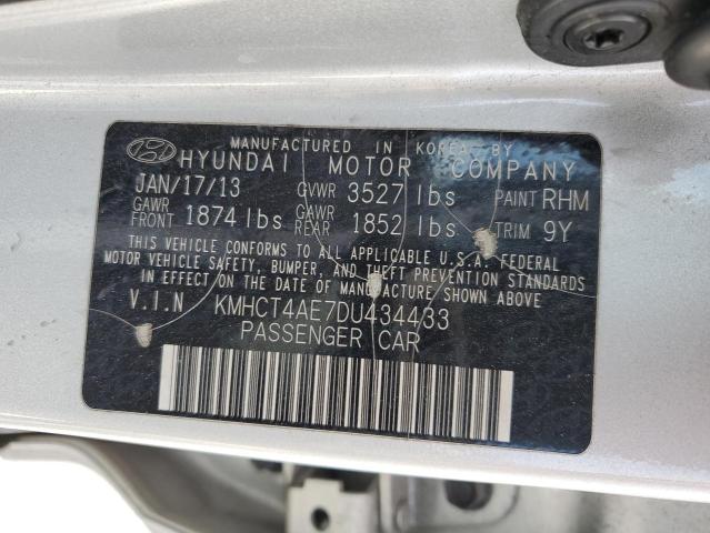 Photo 12 VIN: KMHCT4AE7DU434433 - HYUNDAI ACCENT 