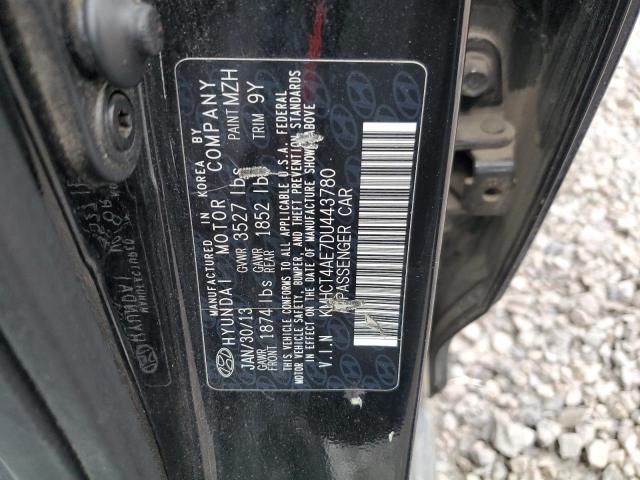 Photo 12 VIN: KMHCT4AE7DU443780 - HYUNDAI ACCENT GLS 