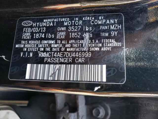 Photo 11 VIN: KMHCT4AE7DU446999 - HYUNDAI ACCENT GLS 