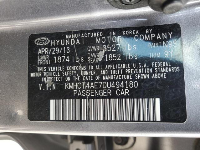 Photo 11 VIN: KMHCT4AE7DU494180 - HYUNDAI ACCENT GLS 