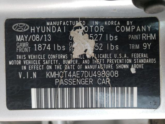 Photo 9 VIN: KMHCT4AE7DU498908 - HYUNDAI ACCENT GLS 