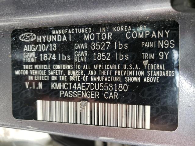 Photo 9 VIN: KMHCT4AE7DU553180 - HYUNDAI ACCENT GLS 