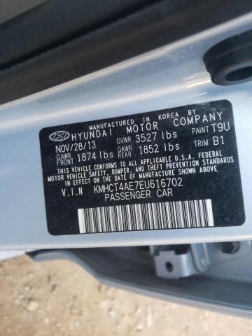 Photo 9 VIN: KMHCT4AE7EU616702 - HYUNDAI ACCENT GLS 