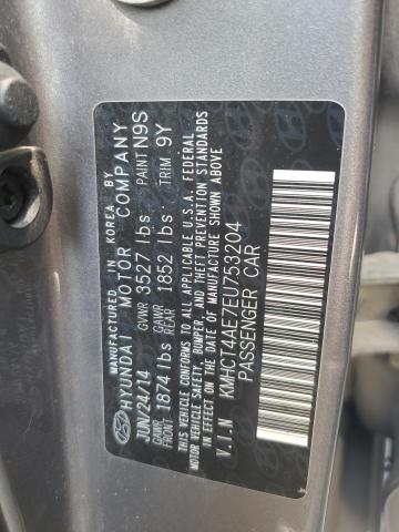 Photo 11 VIN: KMHCT4AE7EU753204 - HYUNDAI ACCENT GLS 