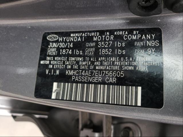 Photo 9 VIN: KMHCT4AE7EU756605 - HYUNDAI ACCENT GLS 