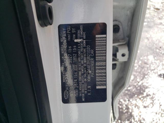 Photo 9 VIN: KMHCT4AE7FU821020 - HYUNDAI ACCENT GLS 