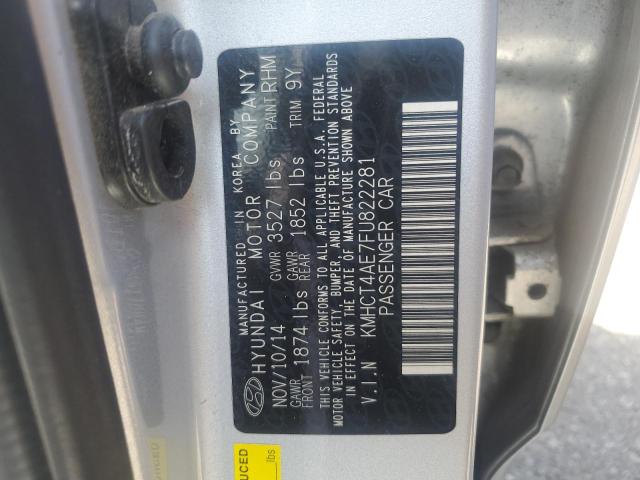 Photo 11 VIN: KMHCT4AE7FU822281 - HYUNDAI ACCENT GLS 