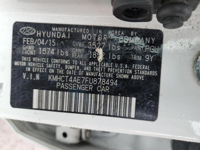 Photo 11 VIN: KMHCT4AE7FU878494 - HYUNDAI ACCENT 