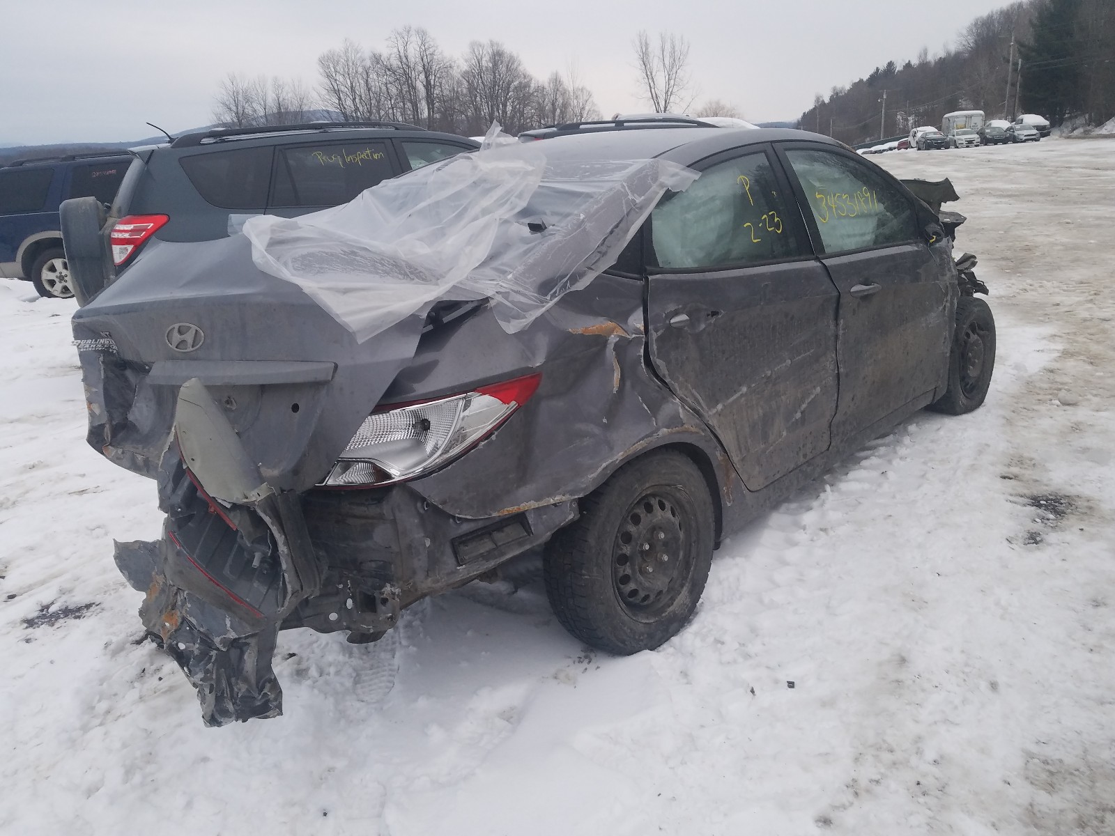 Photo 3 VIN: KMHCT4AE7FU904110 - HYUNDAI ACCENT GLS 