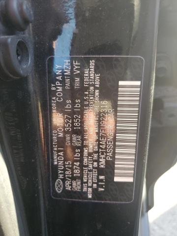 Photo 11 VIN: KMHCT4AE7FU922316 - HYUNDAI ACCENT GLS 