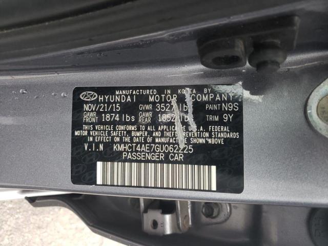 Photo 9 VIN: KMHCT4AE7GU062225 - HYUNDAI ACCENT SE 