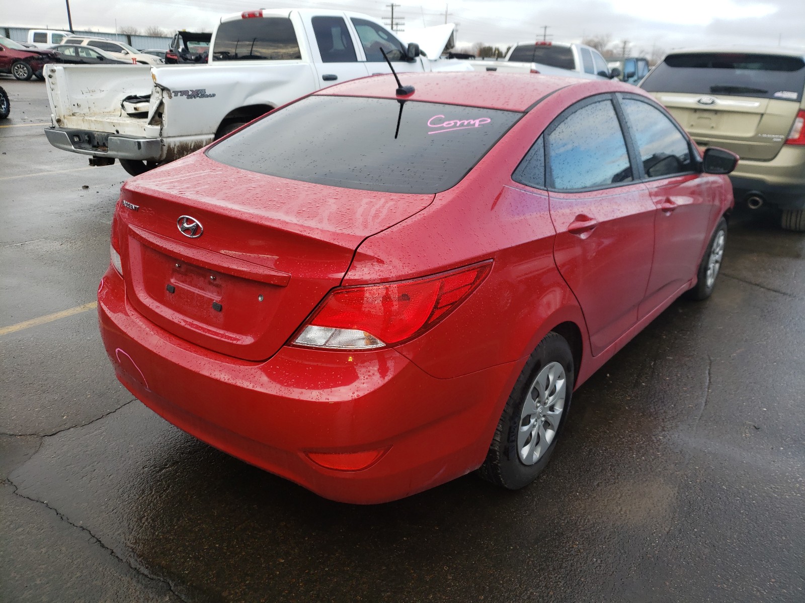 Photo 3 VIN: KMHCT4AE7GU071524 - HYUNDAI ACCENT SE 