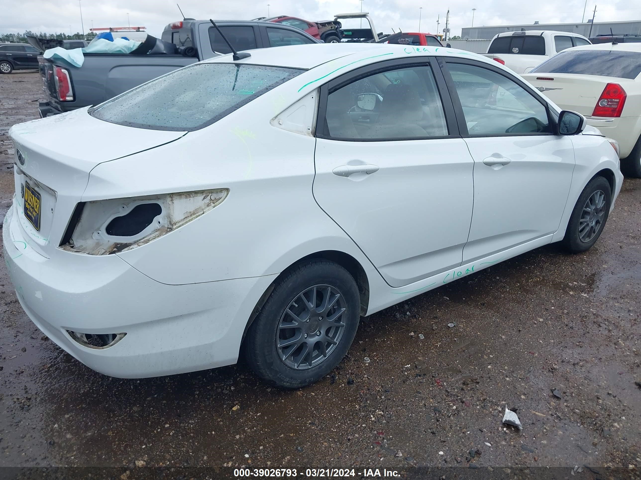 Photo 3 VIN: KMHCT4AE7GU134475 - HYUNDAI ACCENT 