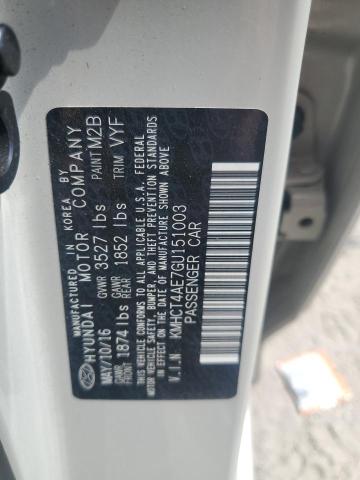 Photo 12 VIN: KMHCT4AE7GU151003 - HYUNDAI ACCENT 