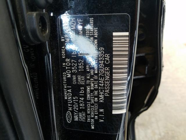 Photo 9 VIN: KMHCT4AE7GU943359 - HYUNDAI ACCENT SE 