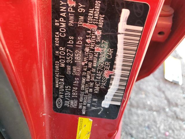 Photo 11 VIN: KMHCT4AE7GU980427 - HYUNDAI ACCENT SE 