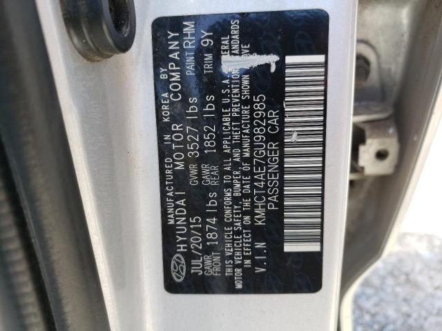 Photo 9 VIN: KMHCT4AE7GU982985 - HYUNDAI ACCENT SE 