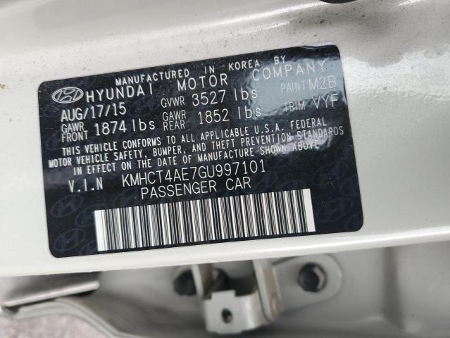 Photo 11 VIN: KMHCT4AE7GU997101 - HYUNDAI ACCENT 