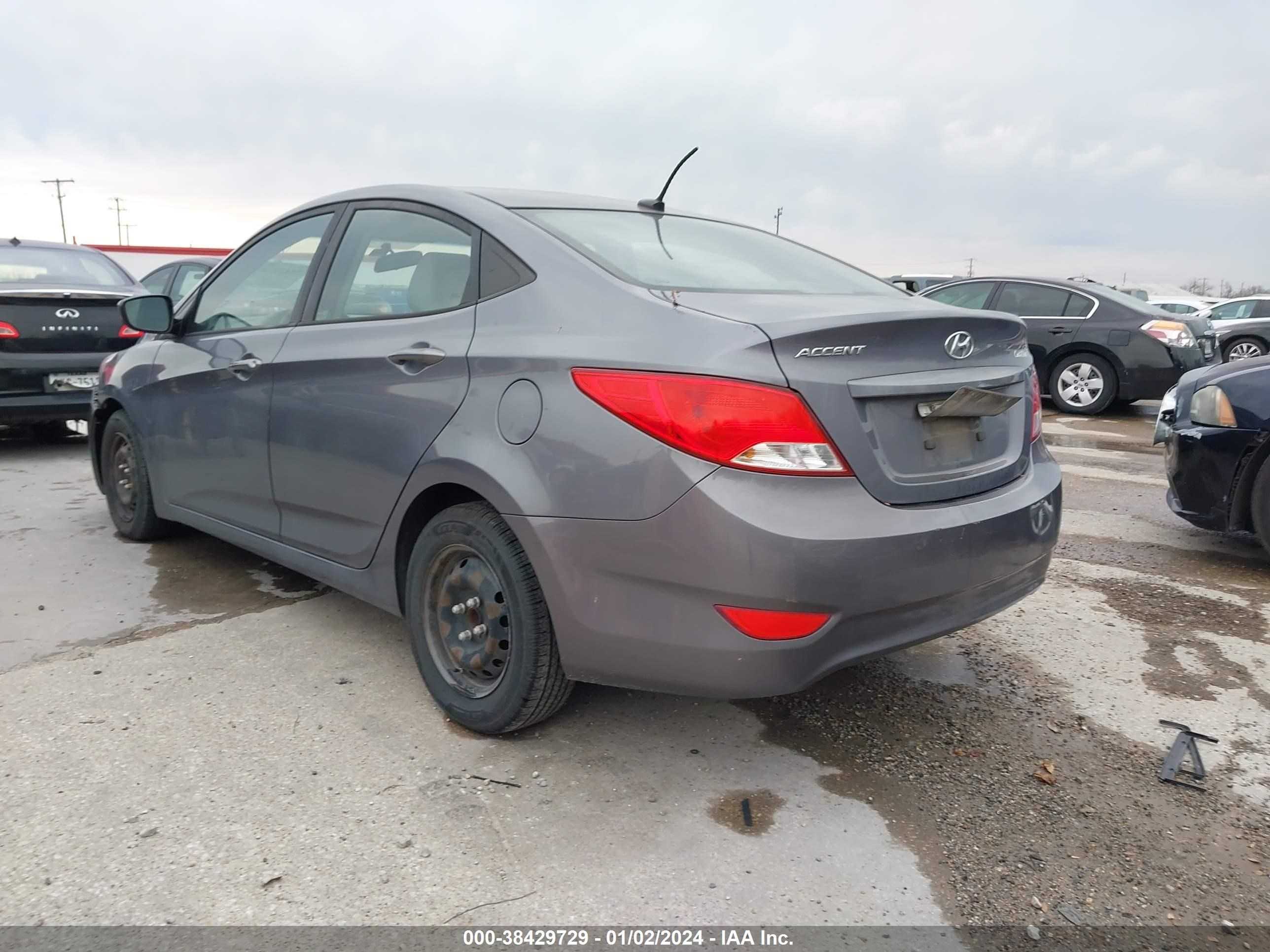 Photo 2 VIN: KMHCT4AE7HU200587 - HYUNDAI ACCENT 