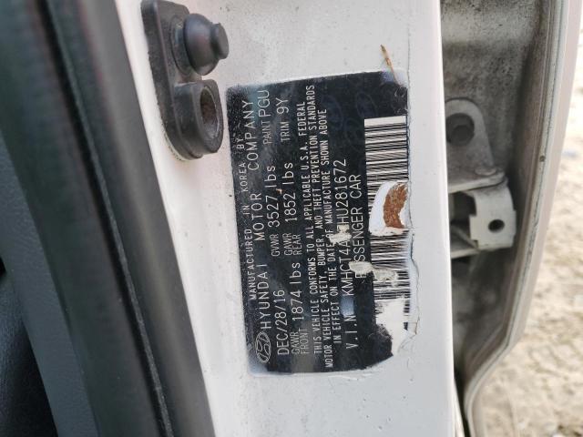 Photo 11 VIN: KMHCT4AE7HU281672 - HYUNDAI ACCENT SE 